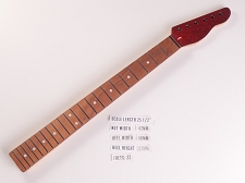 LUTHIER SPECIAL - XGP TE RW Neck 22 Stainless Frets, Ball Ends, Red Big Flake Metal Cap